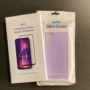 Slim Case for Gabb Phone 4 Pro and Screen Protector